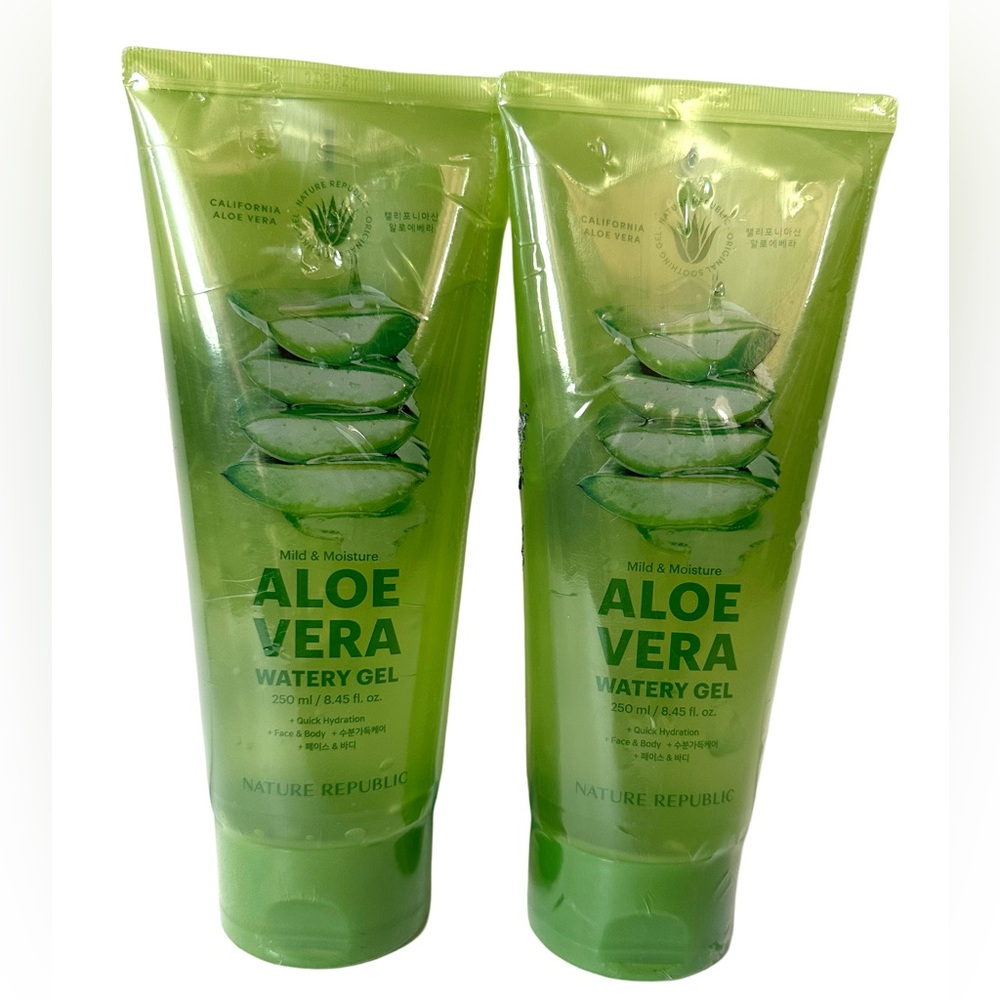 2-Pack Mild & Moisture Aloe Vera Watery Gel, 8.45 fl oz (250 ml)